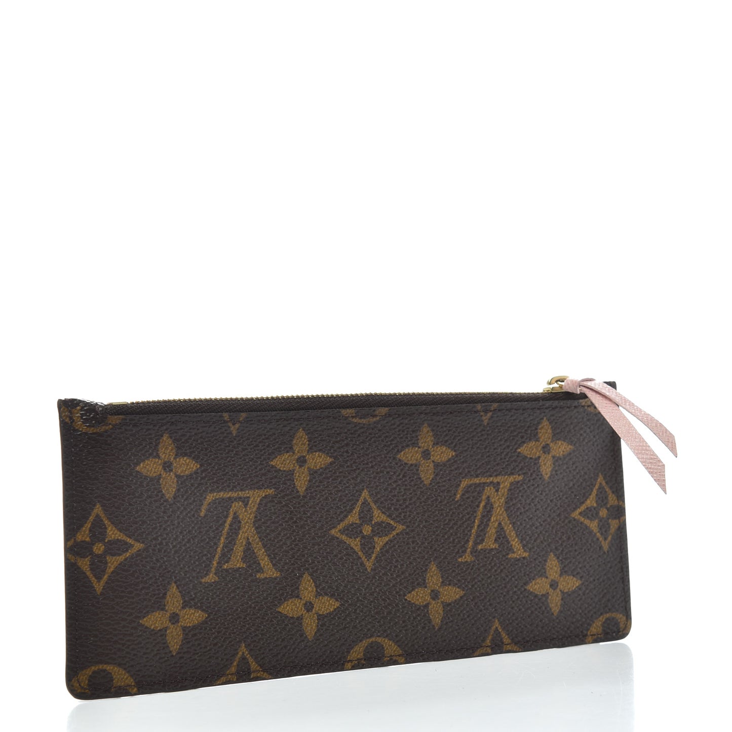 Monogram Josephine Wallet Zippered Insert Rose Ballerine