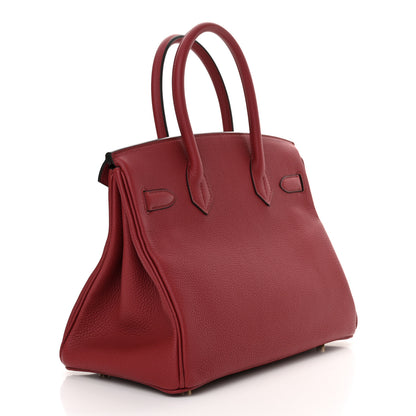 Hermes Togo Birkin 30 Rouge Grenat 3 of 11