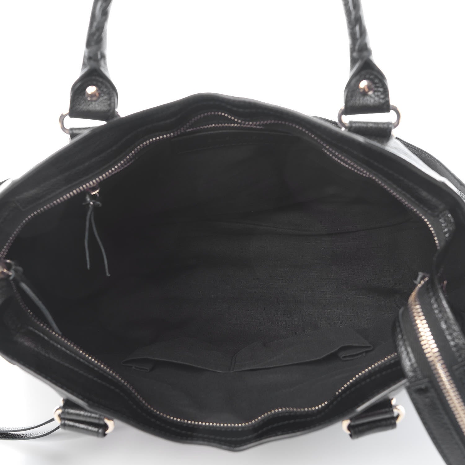 Balenciaga Chevre Gold Metallic Edge Hardware City Black 5 of 8