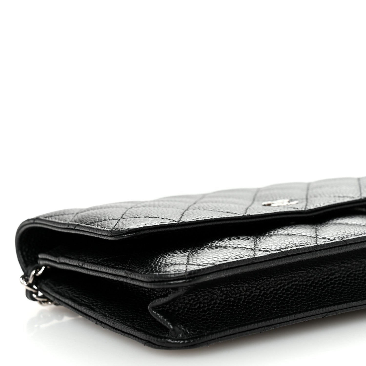 Chanel Caviar Quilted Wallet on Chain WOC Black 10 of 11