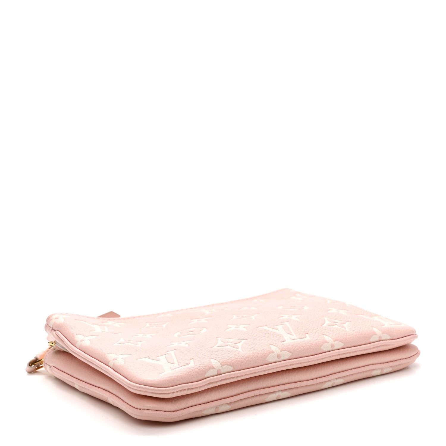 Louis Vuitton Empreinte Monogram Double Zip Pochette Rose 4 of 11