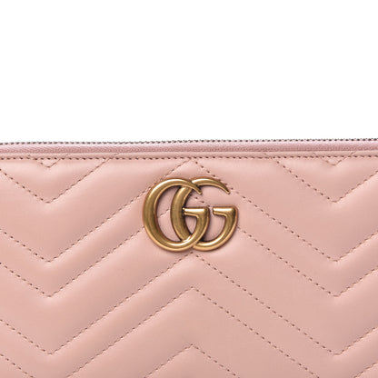 Gucci Calfskin Matelasse GG Marmont Zip Around Organizer Wallet Perfect Pink 8 of 11