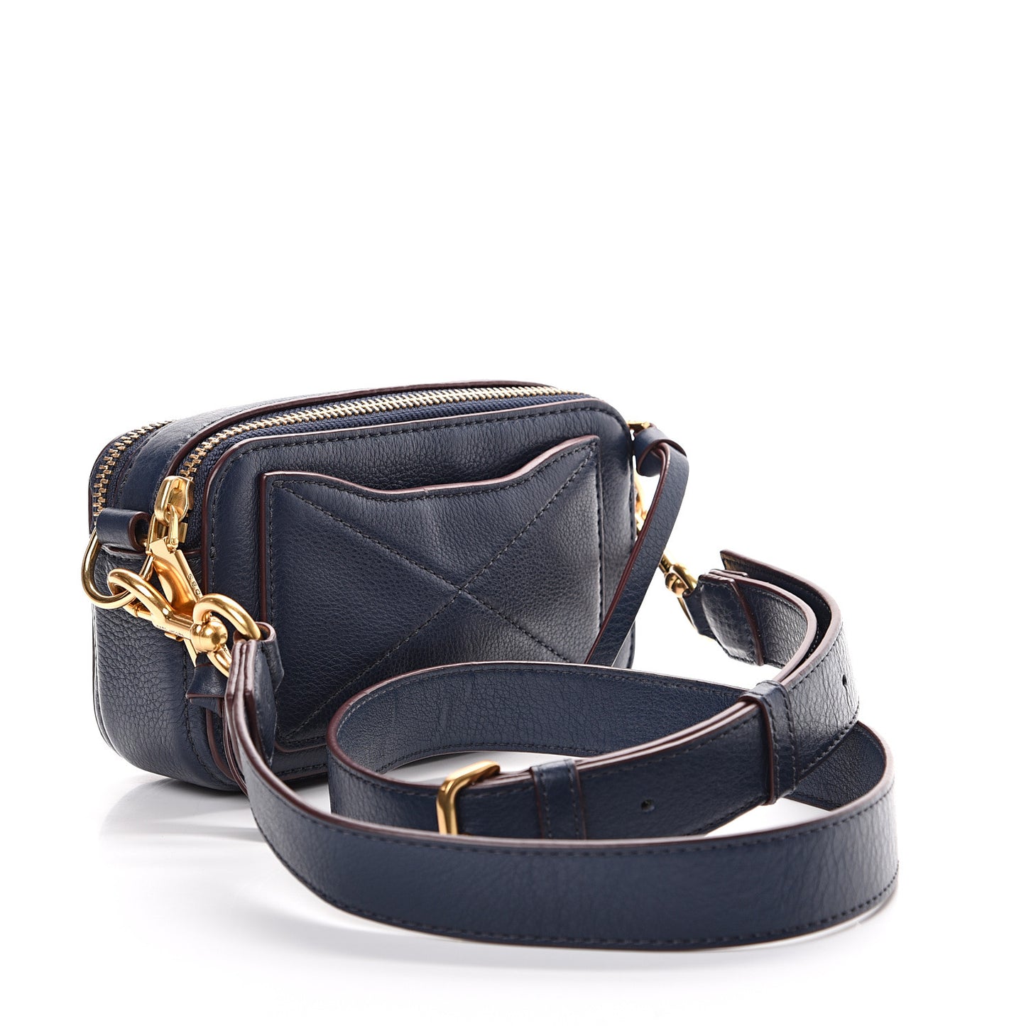 Calfskin Recruit Camera Bag Navy