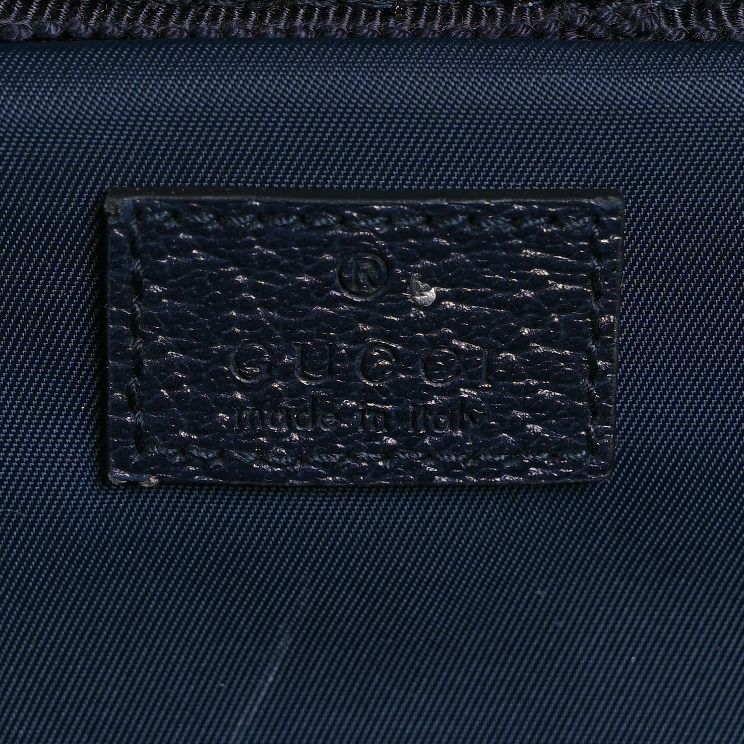 Gucci GG Supreme Monogram Textured Dollar Calfskin Web Large Savoy Trolley Suitcase Beige Blue 5 of 9