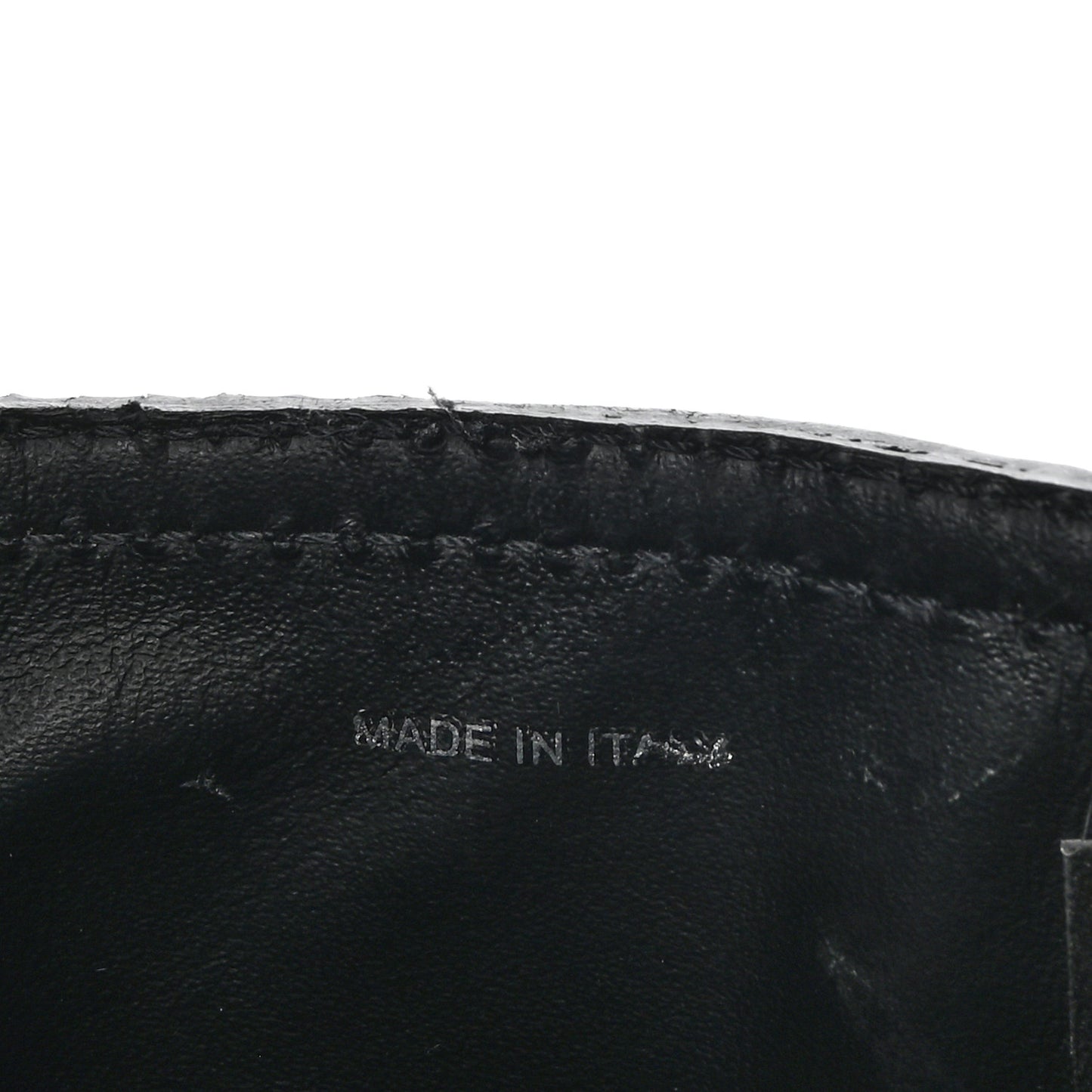Calfskin Zip Lug Sole Boots 35 Black