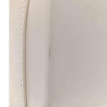 Balenciaga Squared Calfskin Logo Shopping Phone Holder Bag White 11 of 14