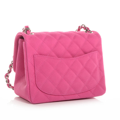 Chanel Iridescent Caviar Quilted Mini Square Flap Pink 3 of 10