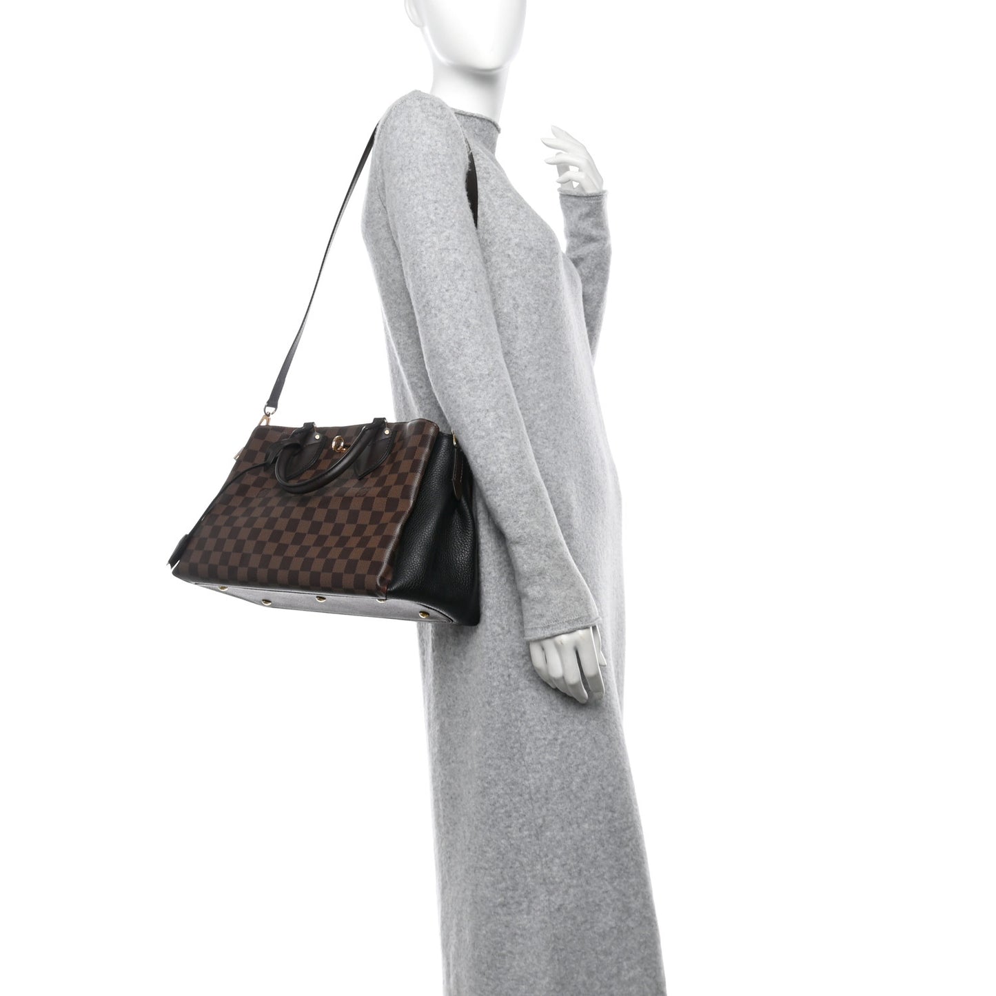 Cuir Taurillon Damier Ebene Normandy Black