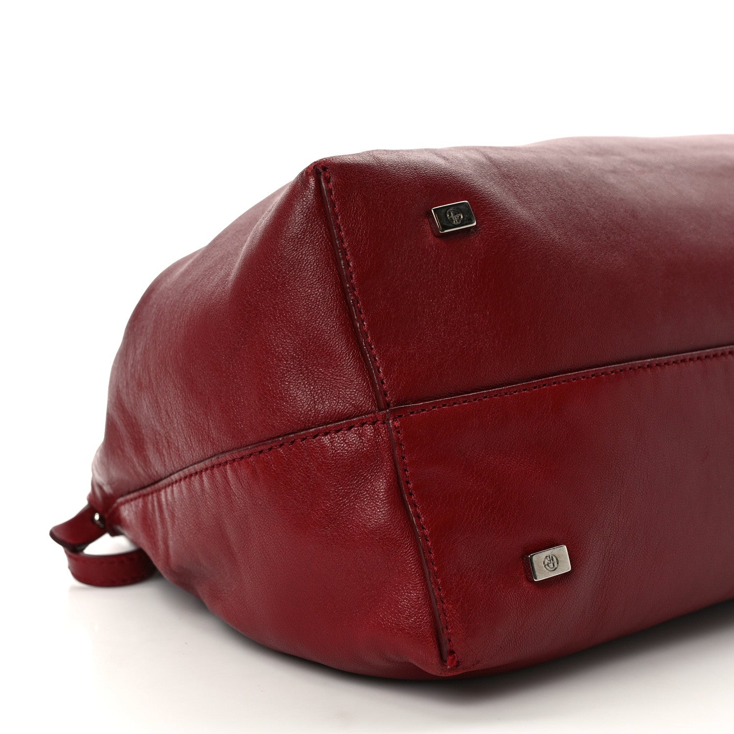 The Row Calfskin Double Circle Bag Red 7 of 10