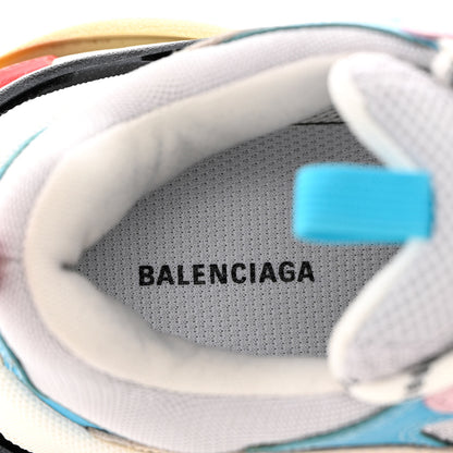 Balenciaga Fabric Mesh Womens Triple S Sneakers 36 White Blue Pink 6 of 8