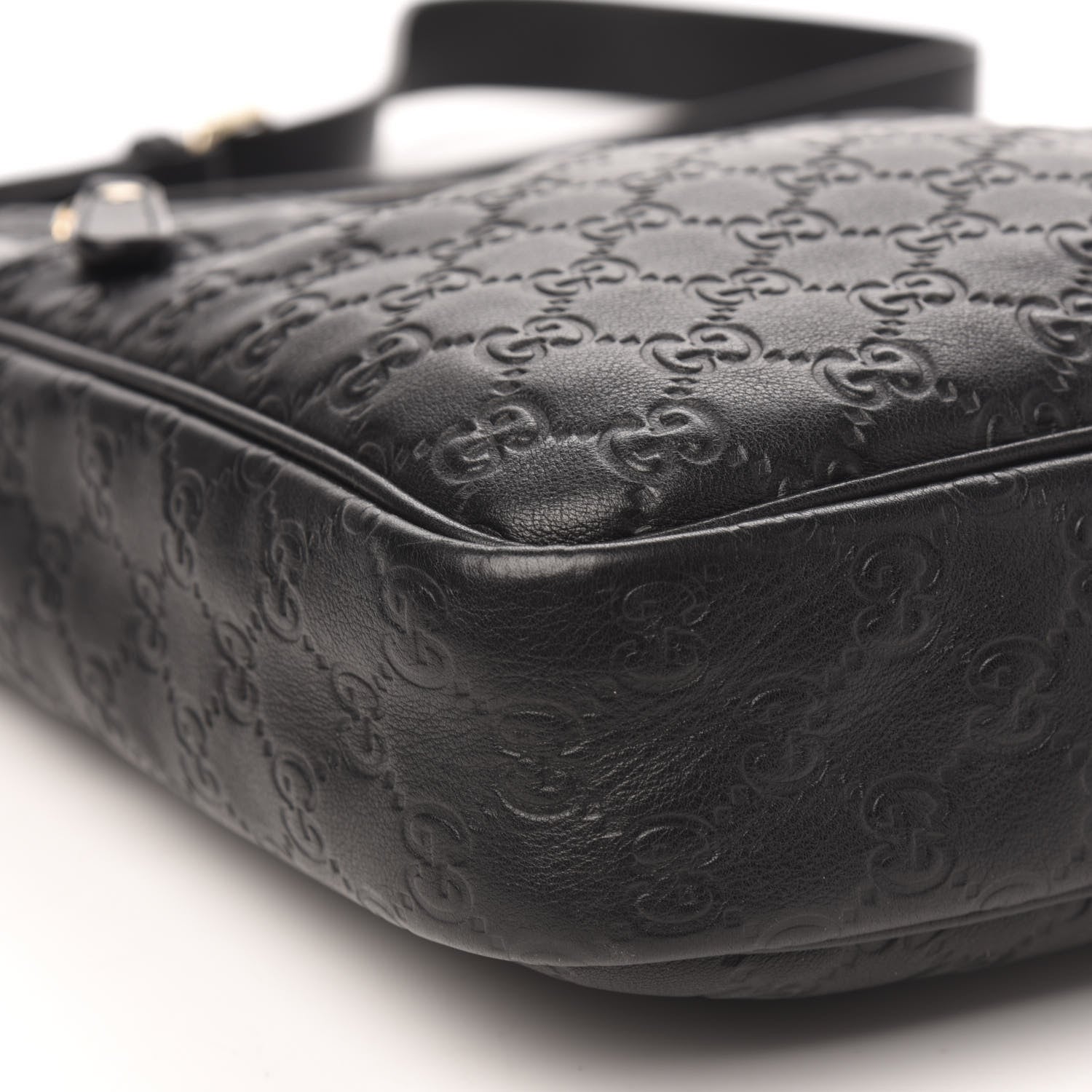 Gucci Guccissima Medium Messenger Black 8 of 11