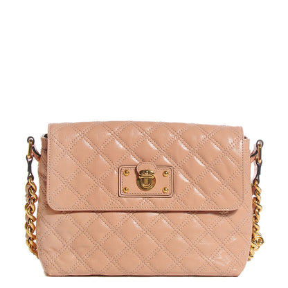 Marc Jacobs Lacquered Lambskin The Large Single Flap Blush 1 of 9