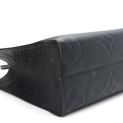 Louis Vuitton Empreinte Monogram Giant Onthego MM Black 8 of 12