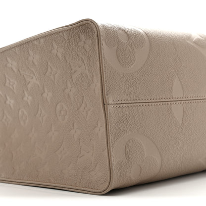 Louis Vuitton Empreinte Monogram Giant Onthego MM Tourterelle 8 of 11