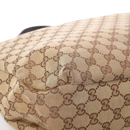 Gucci Monogram Large New Ladies Web Hobo Dark Brown 11 of 12