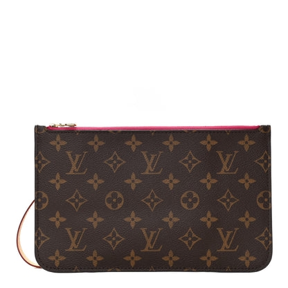 Louis Vuitton Monogram Neverfull MM GM Pochette Pivoine 1 of 8