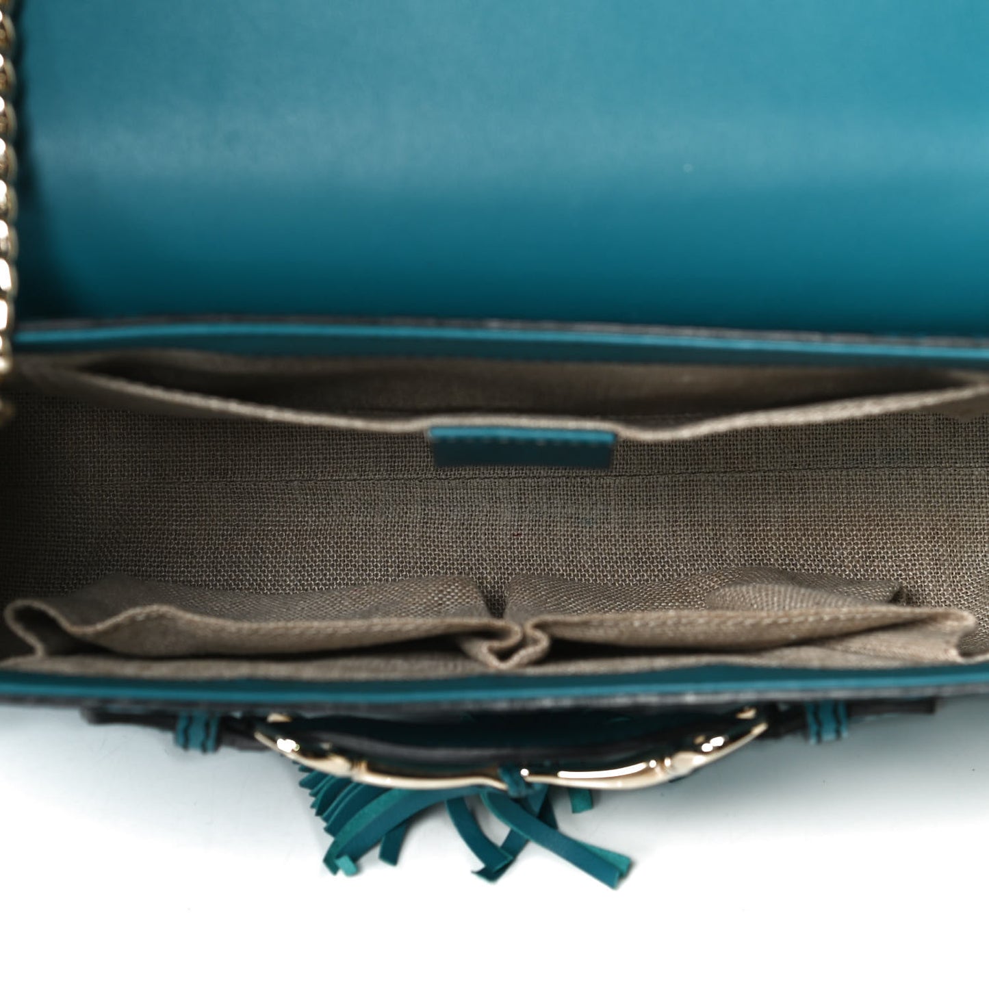 Soft Microguccissima Medium Emily Chain Shoulder Bag Deep Cobalt