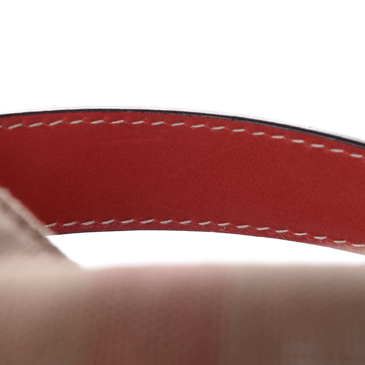 Burberry Canvas Mega Check Medium Ashby Bucket Bag Red 7 of 7