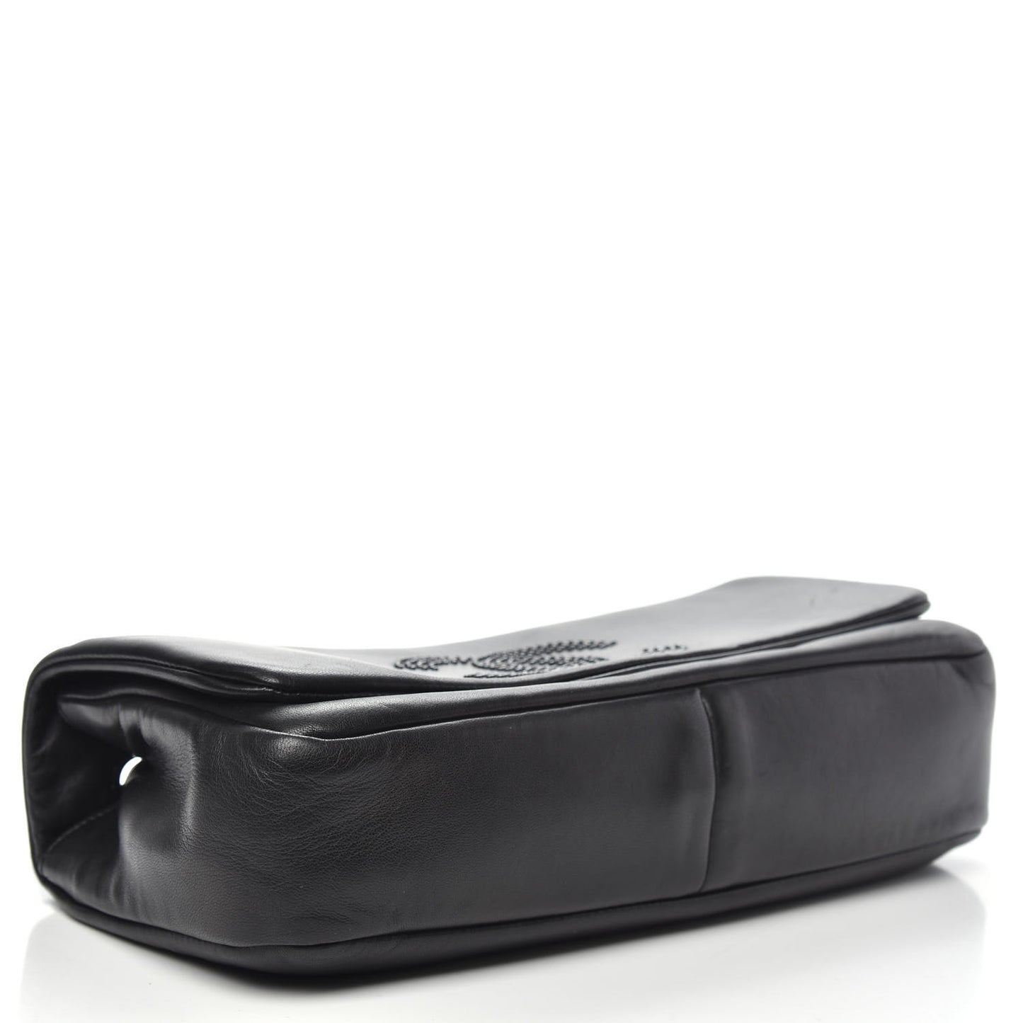 Lambskin Studded CC East West Flap Black