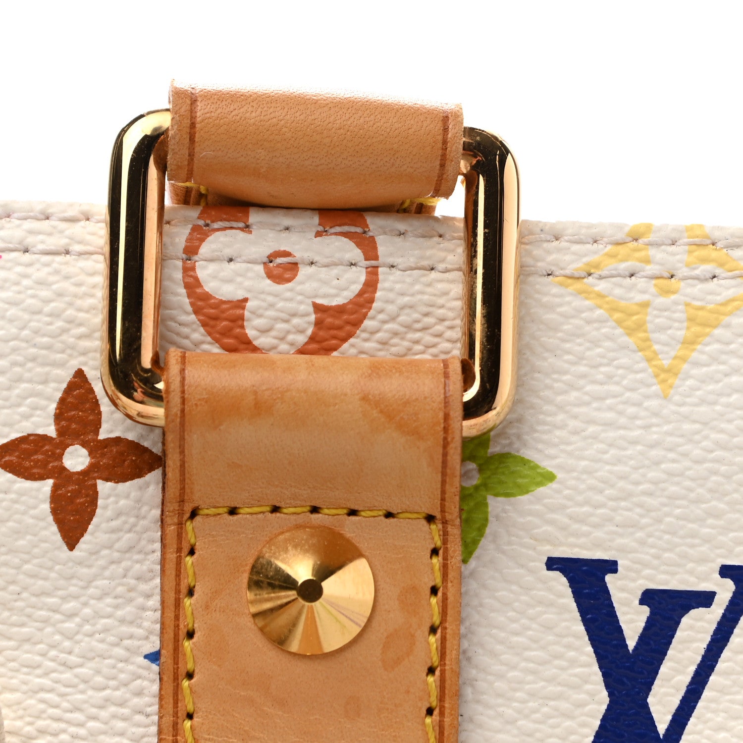 Louis Vuitton Monogram Multicolor Keepall 45 White 17 of 23