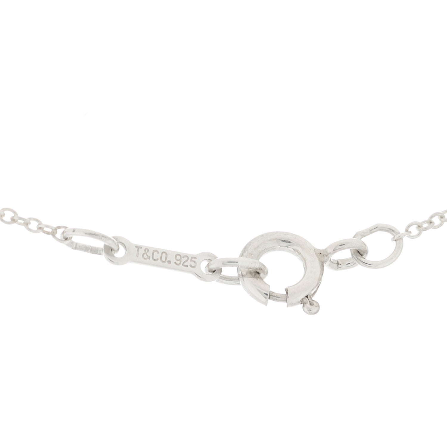 Tiffany Sterling Silver 12mm Elsa Peretti Cross Pendant Necklace 4 of 4