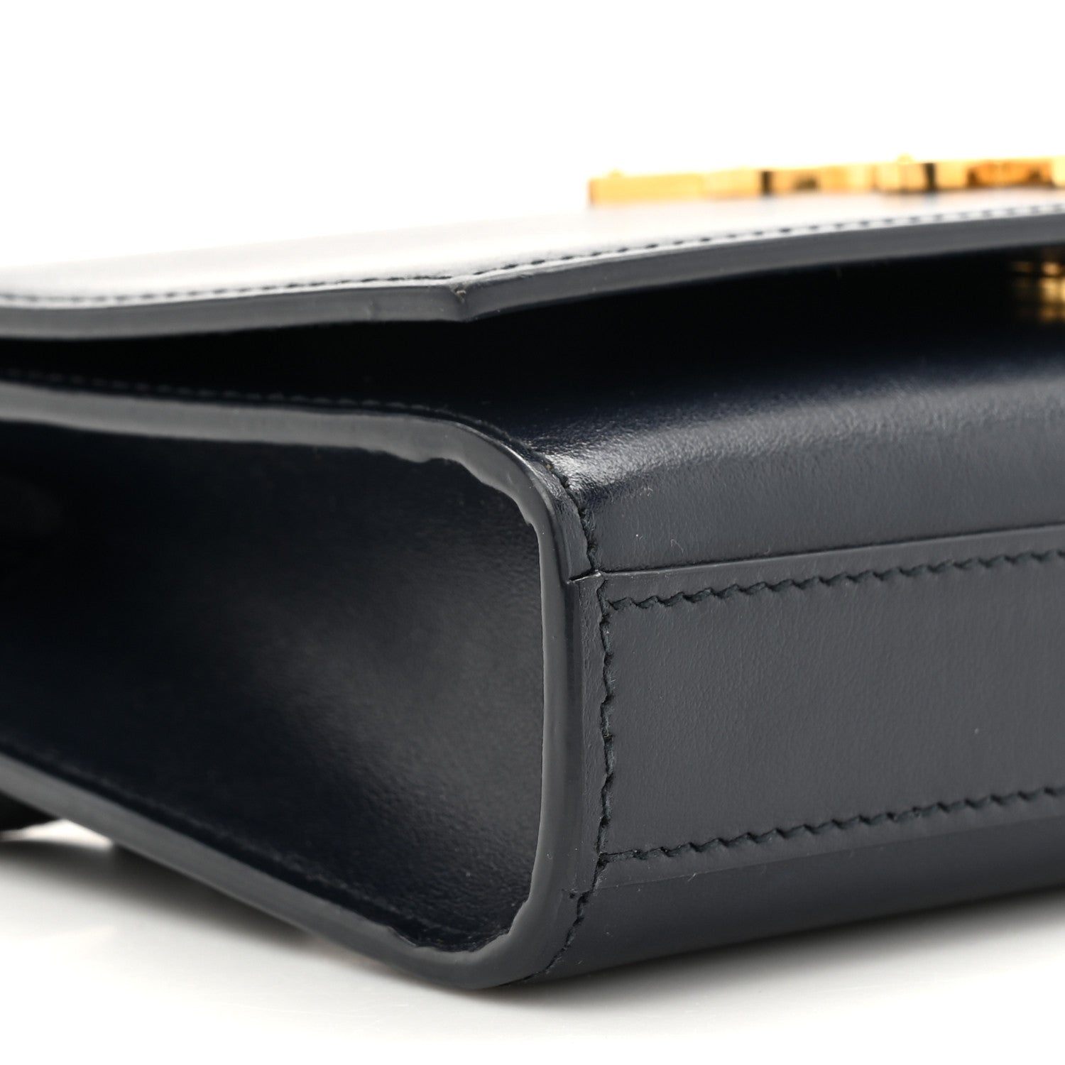 Saint Laurent Smooth Calfskin Monogram Kate Belt Bag Deep Marine Black 10 of 16