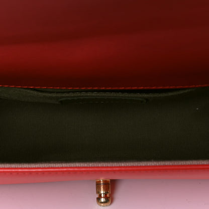 Chanel Calfskin Quilted Medium Boy Flap Red 5 of 5