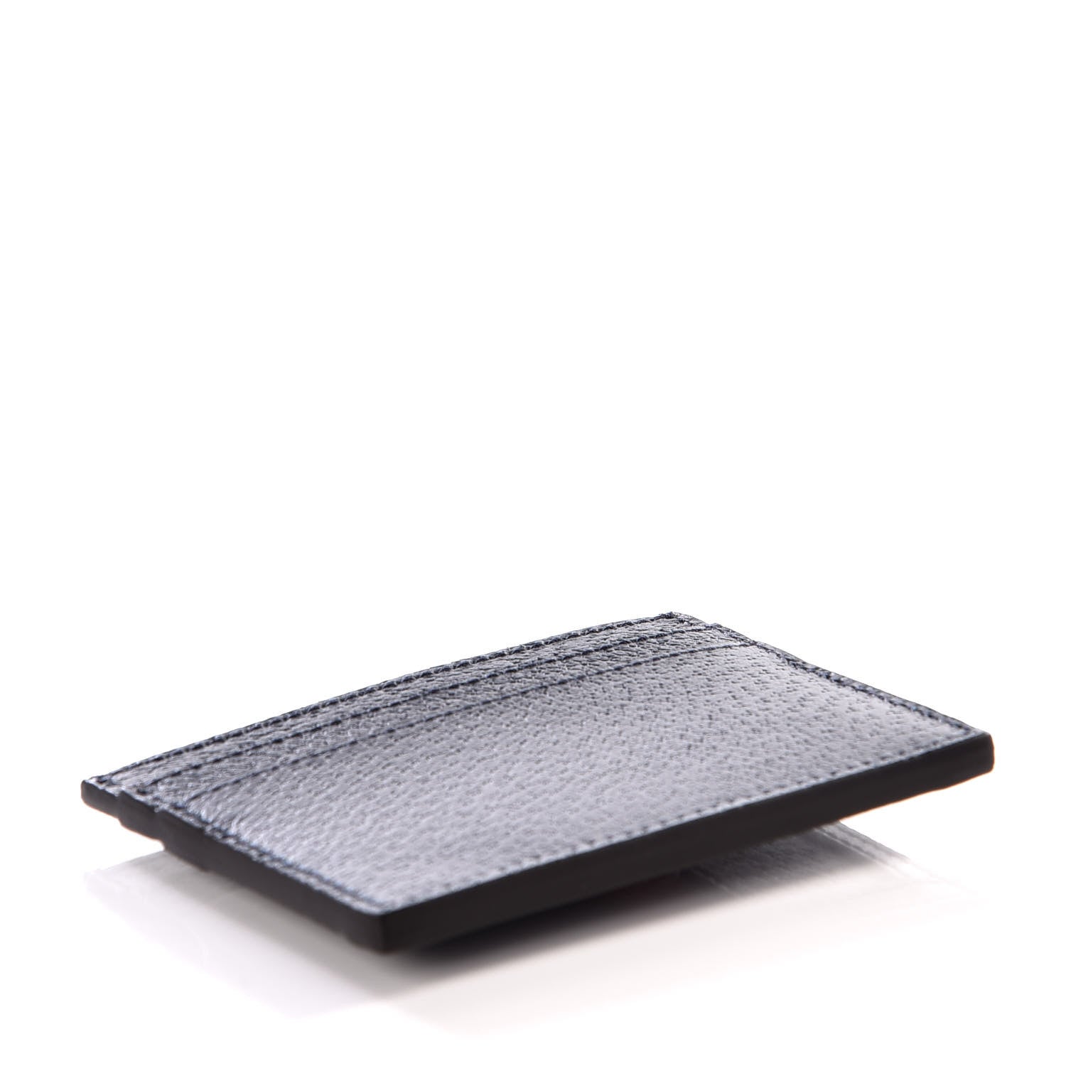 Gucci Textured Calfskin Ophidia Card Holder Blue Agata 3 of 9