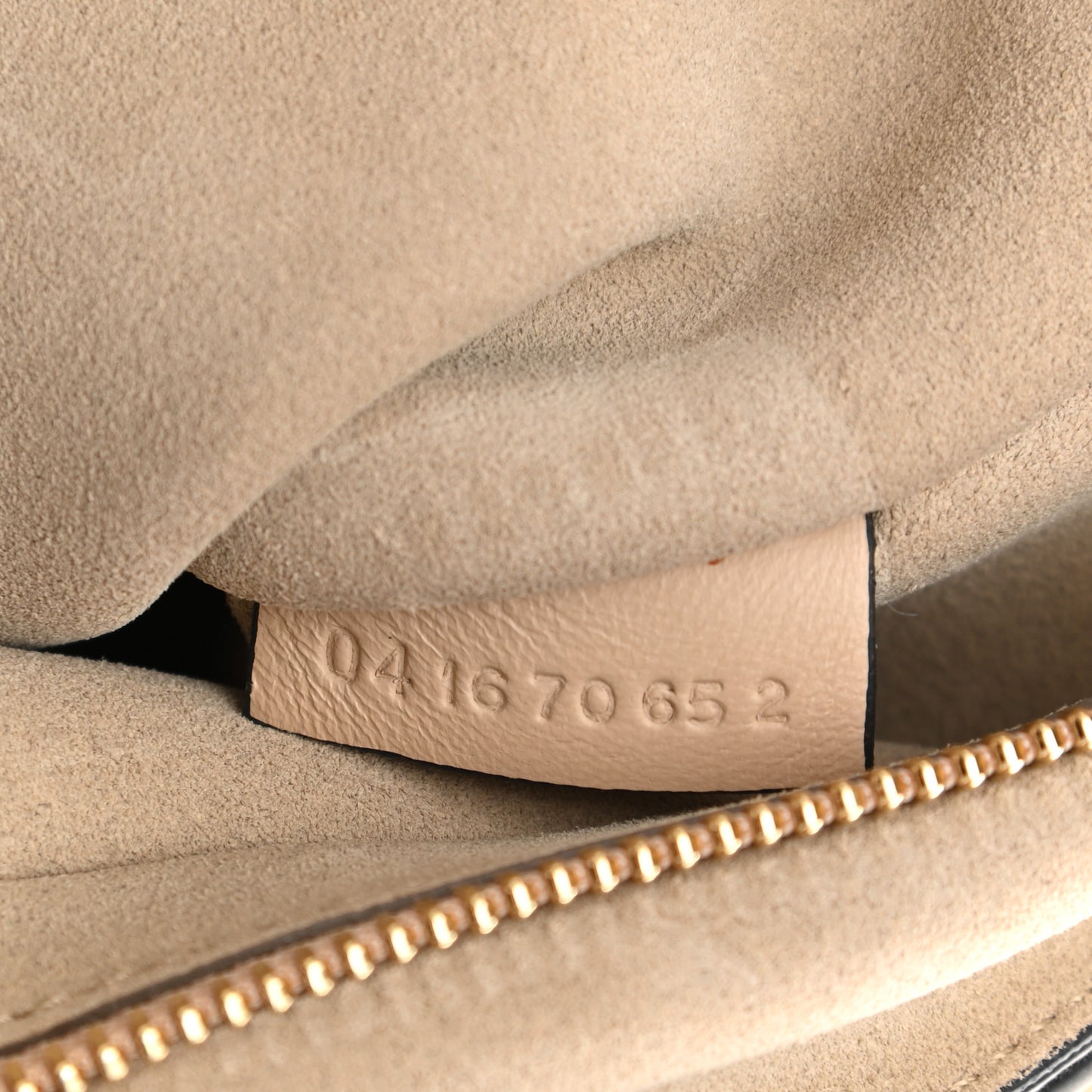 Suede Calfskin Medium Faye Shoulder Bag Pearl Beige