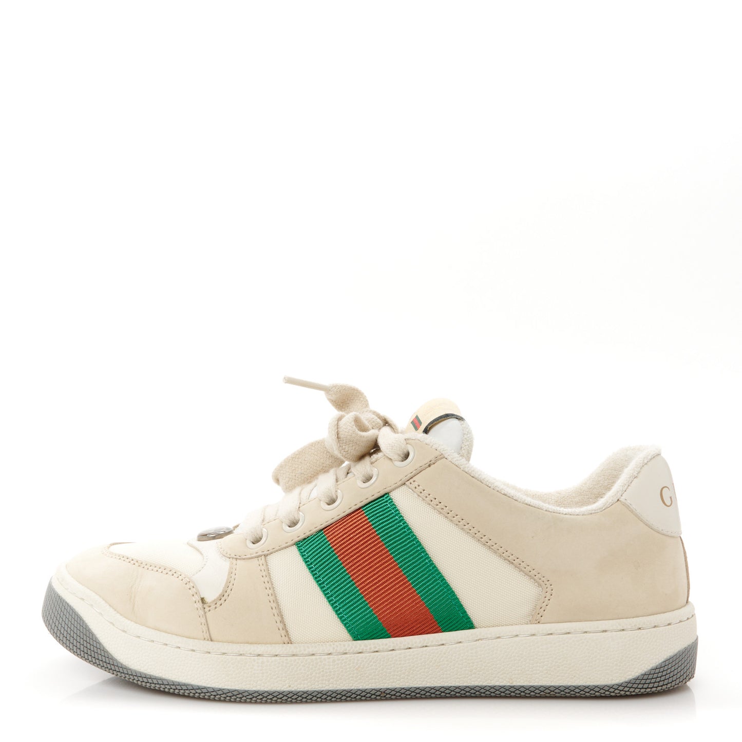 Nylon Nubuck Web Womens Screener Sneakers 36 Mystic White Dusty Milk