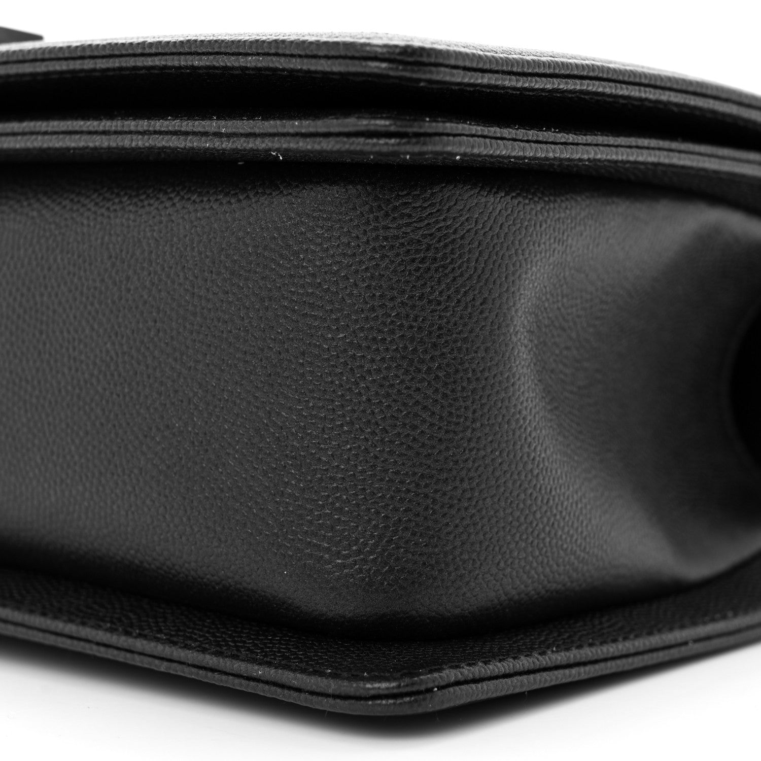 Chanel Caviar Quilted Medium Boy Flap So Black 10 of 12