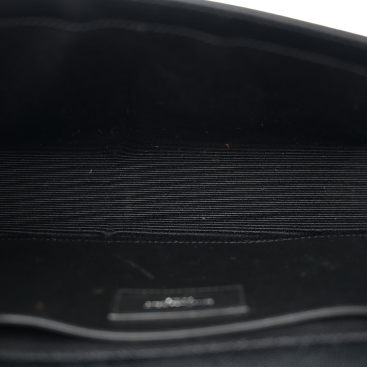 Grain De Poudre Medium Classic Monogram Kate Satchel Black