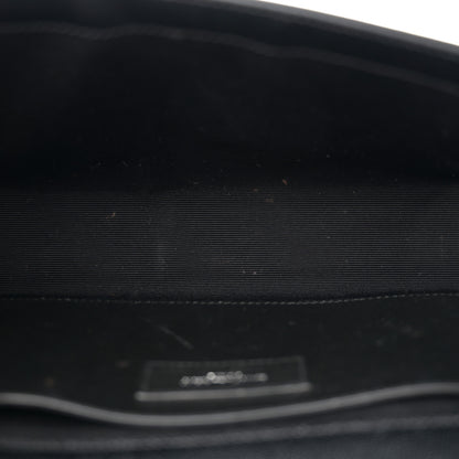 Saint Laurent Grain De Poudre Medium Classic Monogram Kate Satchel Black 5 of 13