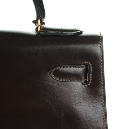Hermes Box Kelly Sellier 32 Chocolate 14 of 25
