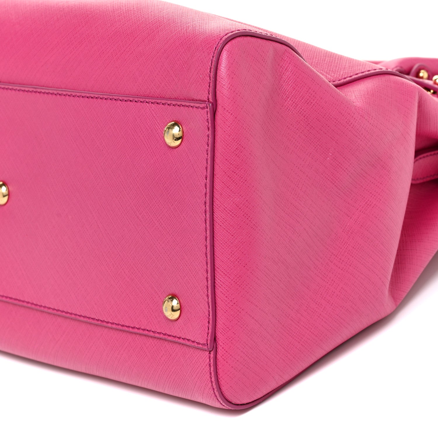 Salvatore Ferragamo Printed Calfskin Beky Tote Pink 9 of 14