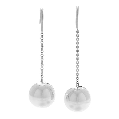 Tiffany Sterling Silver 14mm HardWear Ball Hook Earrings 1 of 4
