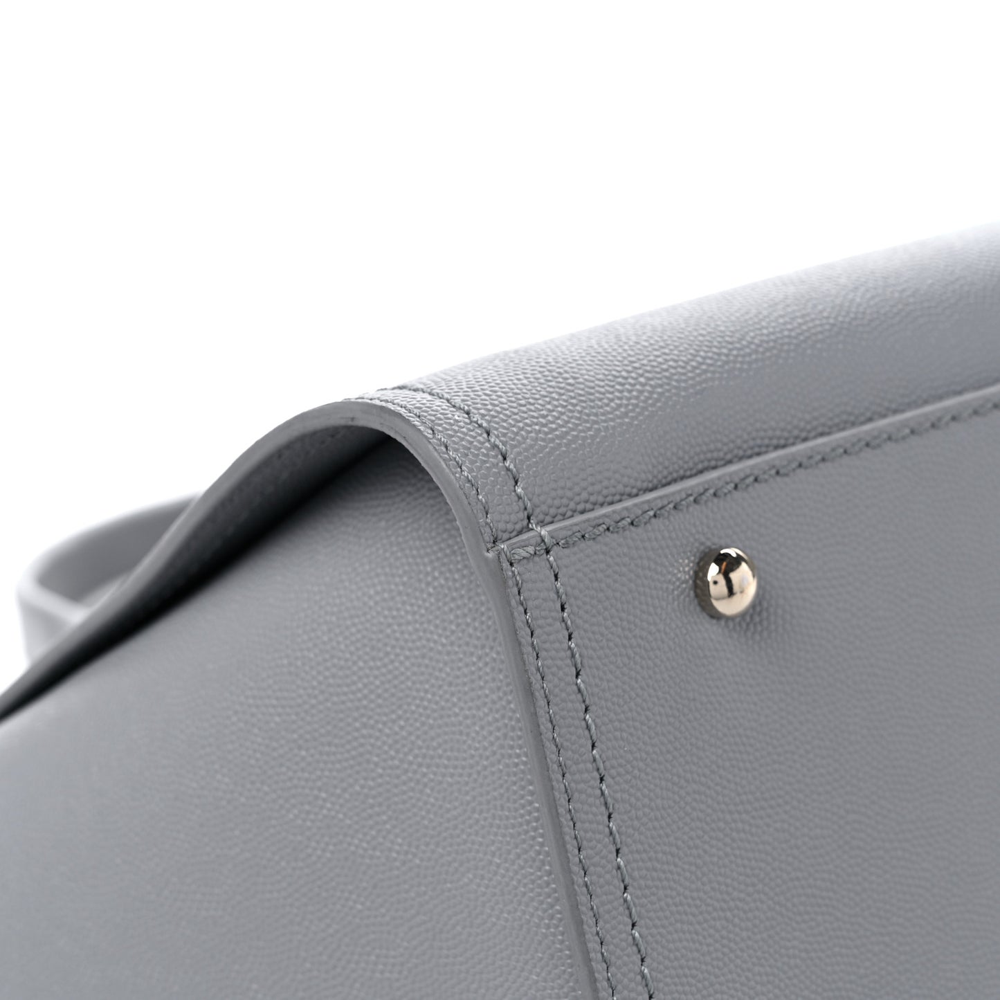 Caviar Studded Small Deauville Tote Grey