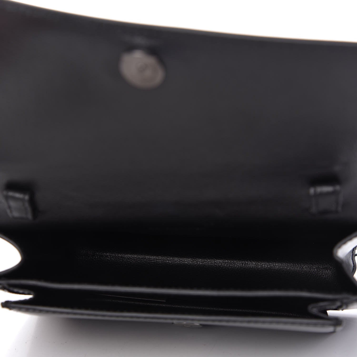 Balenciaga Shiny Box Calfskin Monochrome XS Sharp Belt Bag Black 4 of 7