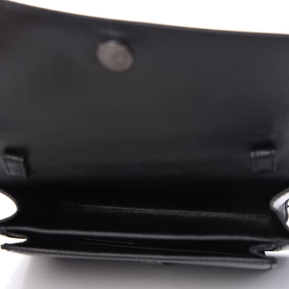 Balenciaga Shiny Box Calfskin Monochrome XS Sharp Belt Bag Black 4 of 7