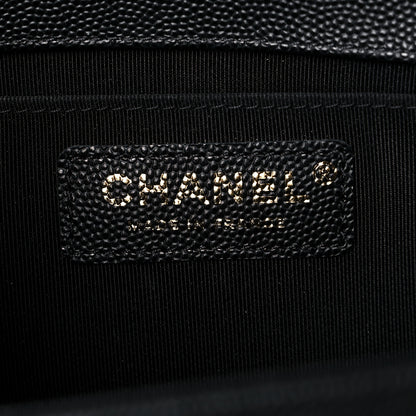 Chanel Caviar Quilted Medium Boy Flap Black 6 of 10
