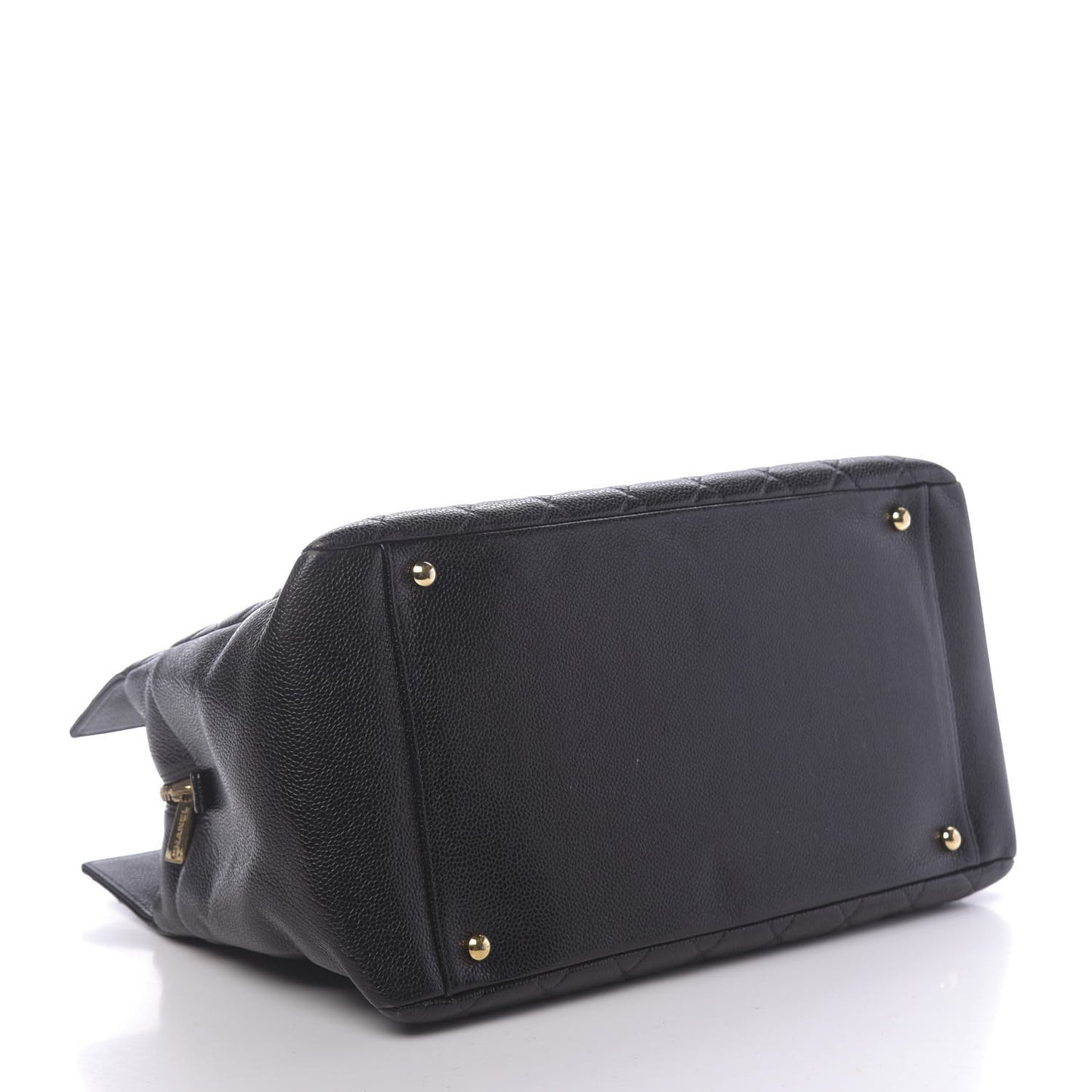 Caviar Quilted Grand Timeless Tote GTT Black