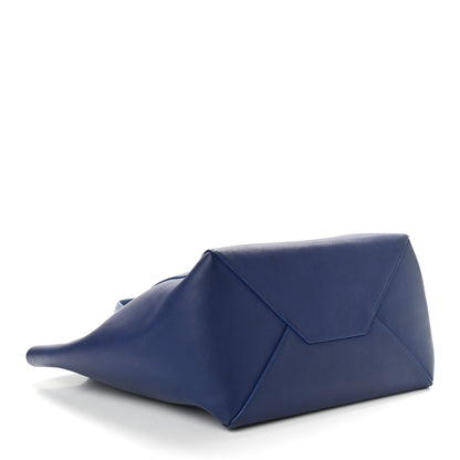 Celine Smooth Calfskin Medium Belt Cabas Phantom Royal Blue 4 of 11