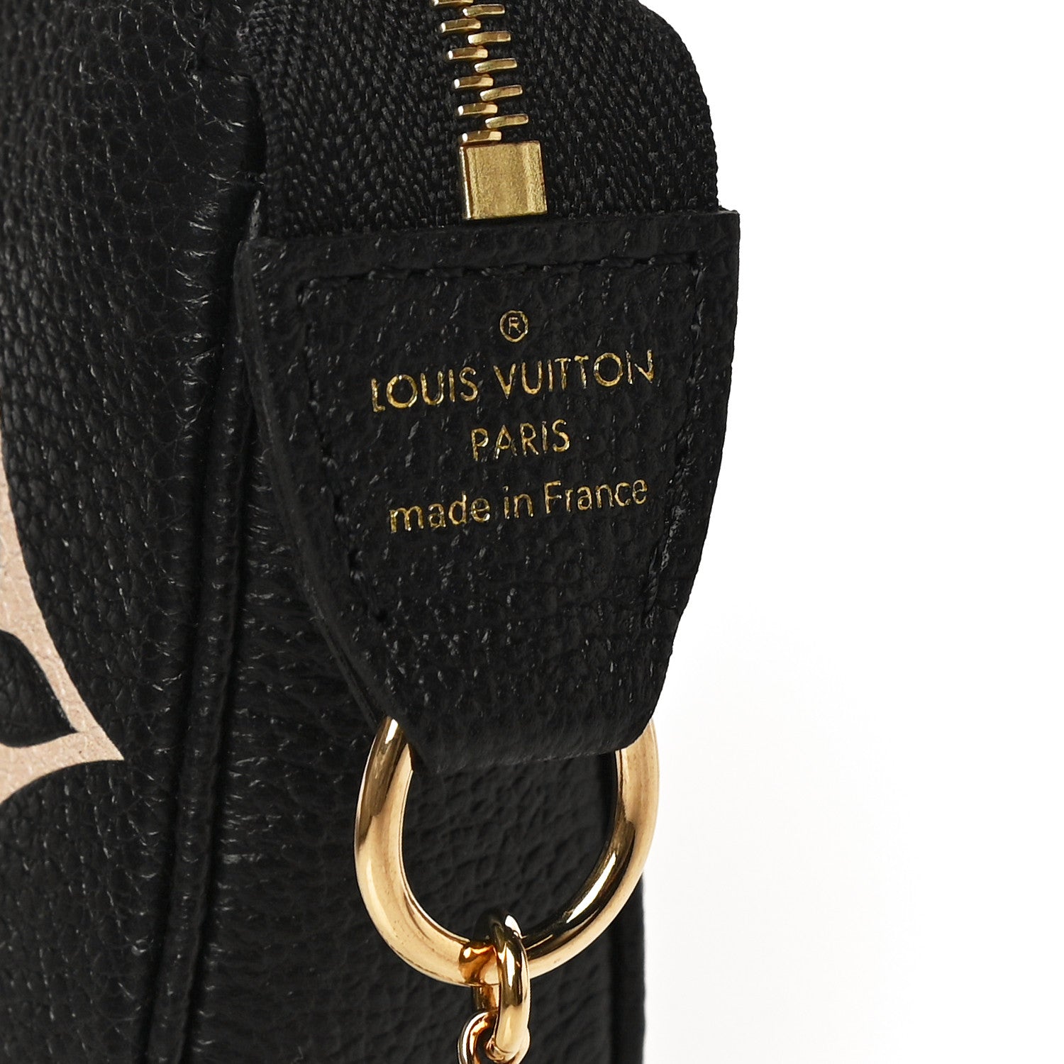 Louis Vuitton Empreinte Monogram Giant Mini Pochette Accessories Black 4 of 9