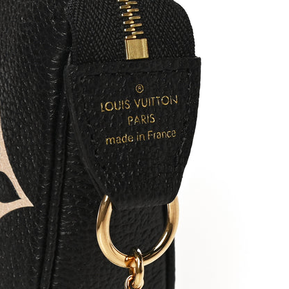 Louis Vuitton Empreinte Monogram Giant Mini Pochette Accessories Black 4 of 9