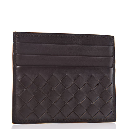 Bottega Veneta Nappa Intrecciato VN Card Case Ebano 3 of 7