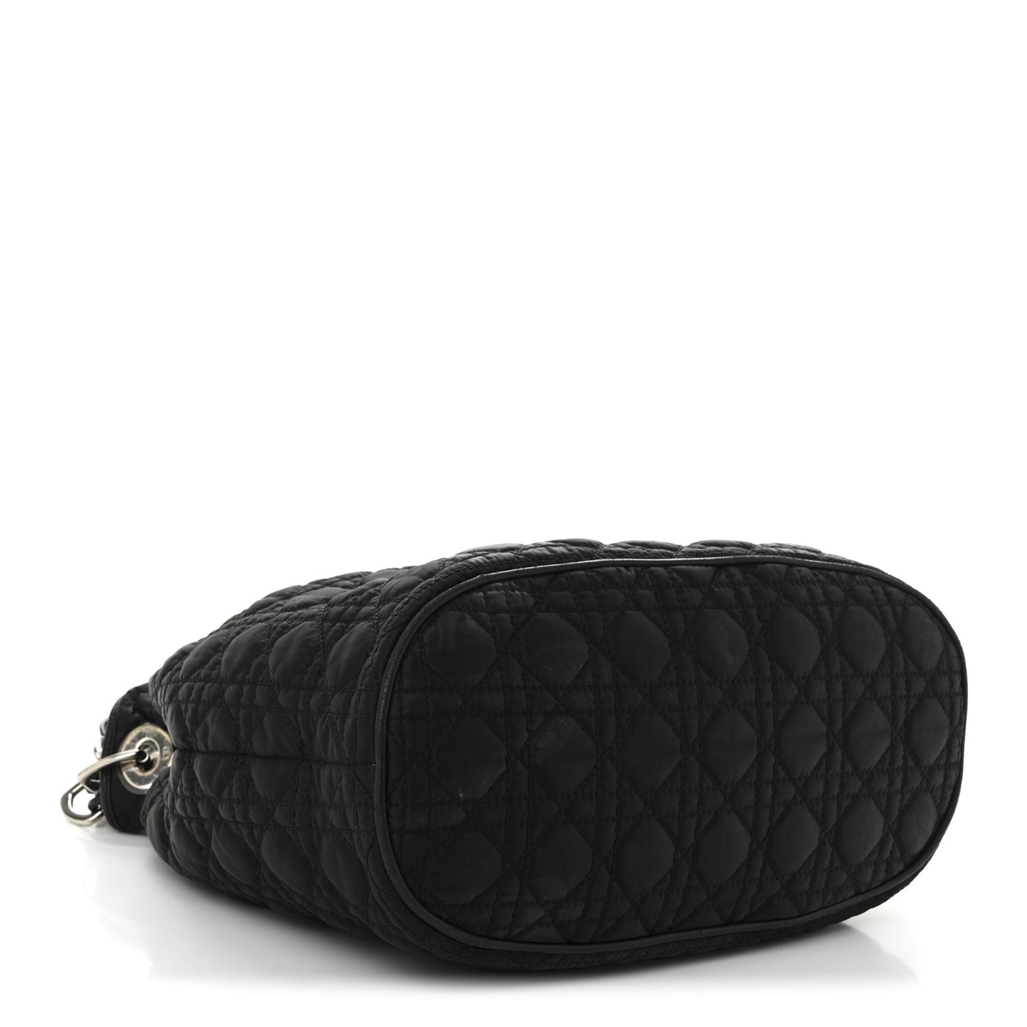 Nylon Cannage Charming Lock Tote Black