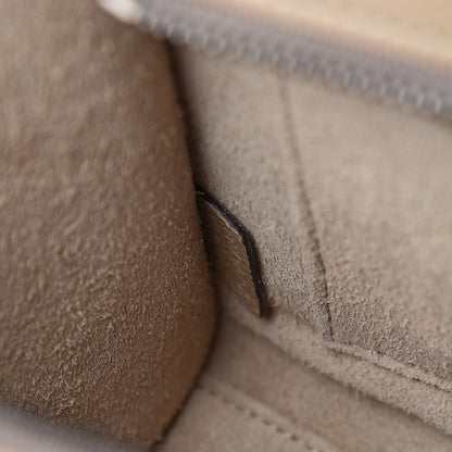 Celine Drummed Calfskin Nano Luggage Dune 7 of 9