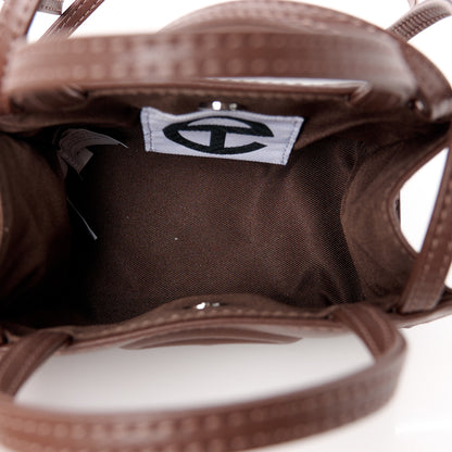 Telfar Vegan Leather Small Shopping Bag Chocolate 5 of 10