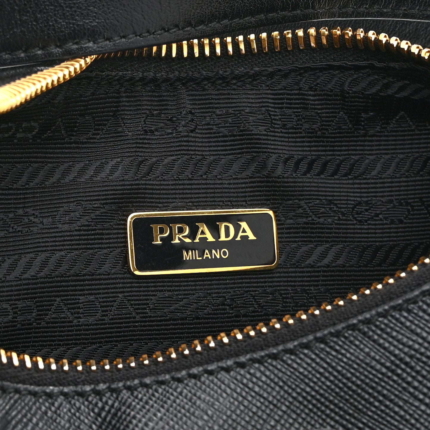 Saffiano Lux Mini Re-Edition Shoulder Bag Black