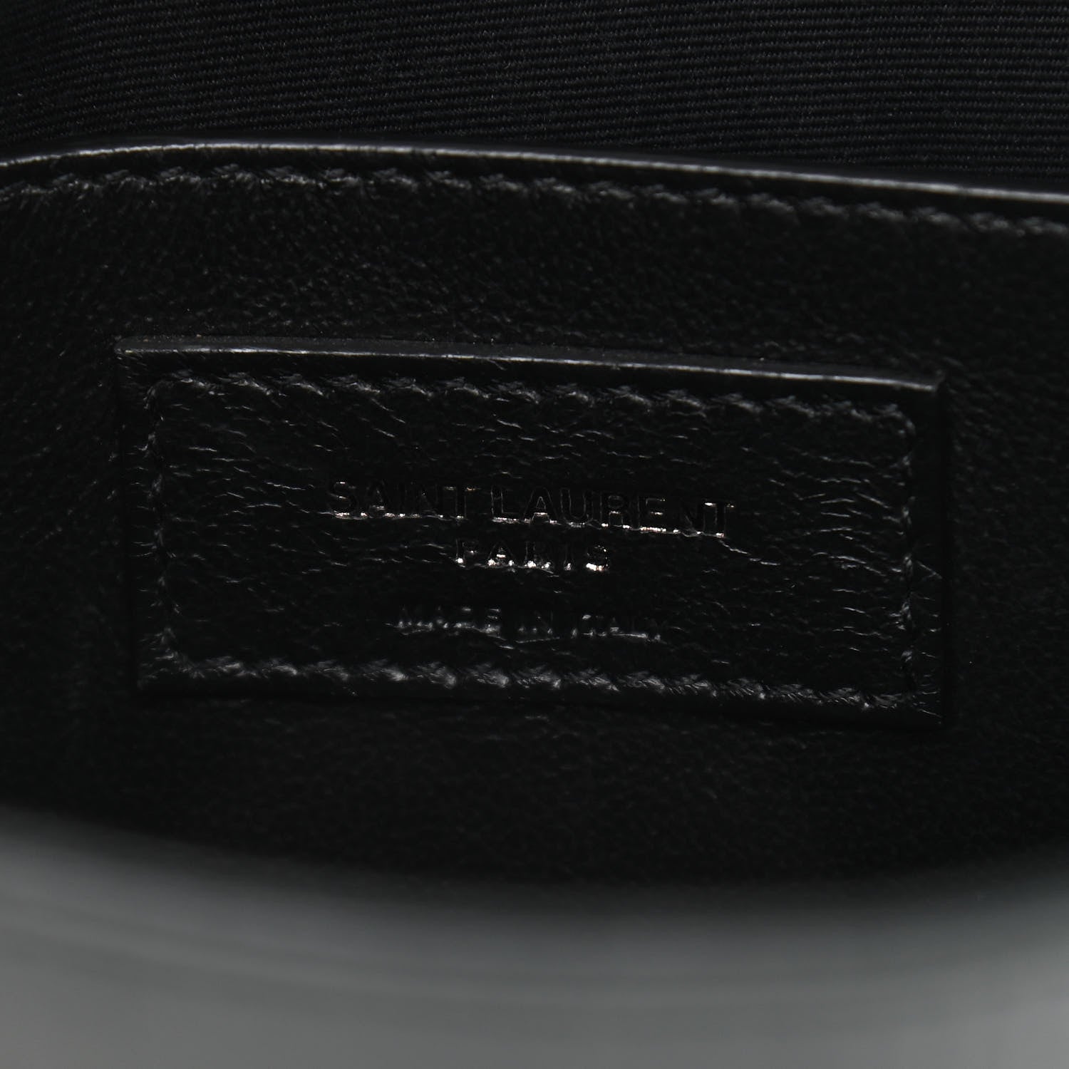 Saint Laurent Calfskin Crocodile Embossed Monogram Baby Niki Chain Satchel Algea 6 of 11